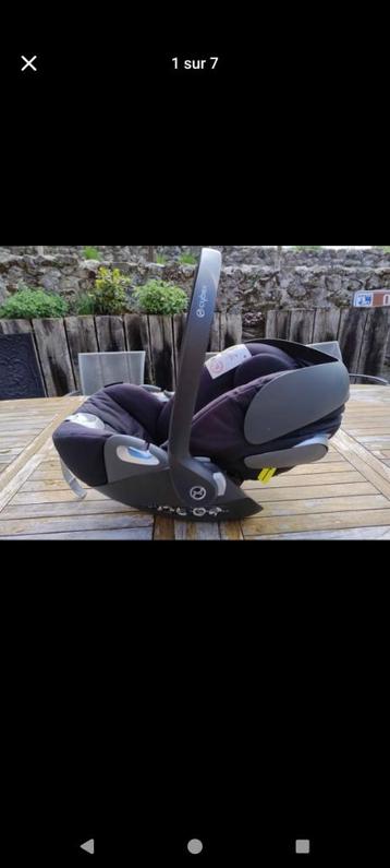 Maxi cosy et base isofix cybex, Enfants & Bébés, Enlèvement, Utilisé, Autres marques, Isofix