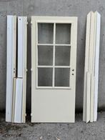 binnendeur hout met glas, Doe-het-zelf en Bouw, Ophalen, Gebruikt, 80 tot 100 cm, Binnendeur