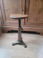 Superbe ancien tabouret industriel d'atelier, Enlèvement ou Envoi, Réglable en hauteur