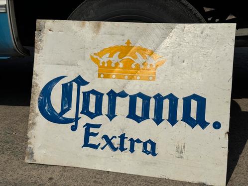Reclamebord CORONA Extra, Verzamelen, Merken en Reclamevoorwerpen, Gebruikt, Reclamebord, Ophalen of Verzenden