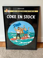 Poster kuifje: Coke en stock in ikea frame knoppäng, Ophalen, Poster