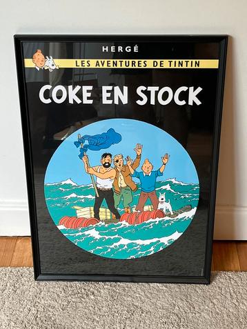 Poster kuifje: Coke en stock in ikea frame knoppäng beschikbaar voor biedingen