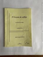 35 leçons de solfège en clé de Fa 4ème BURRON, Musique & Instruments, Partitions, Enlèvement, Utilisé
