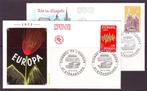 Postzegels : FDC's Europazegels 2, Postzegels en Munten, Postzegels | Europa | Overig, Ophalen of Verzenden, Overige landen, Gestempeld
