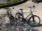 2 Elektrische fietsen Trek man en vrouw, Fietsen en Brommers, Elektrische fietsen, Ophalen, Zo goed als nieuw, 50 km per accu of meer