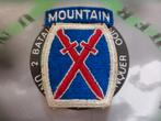 Patch 10th division montagne us ww2, Enlèvement ou Envoi