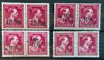 LOTVERKOOP 53. MNH. 4 x 2 paar., Ophalen of Verzenden, Postfris, Postfris