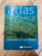 Atlas l’homme et la terre  ( de boeck ), Ophalen of Verzenden, Zo goed als nieuw
