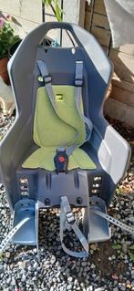 Fietsstoel Polysport met draaibaar beige/ groen matje., Ophalen, Achterzitje, Voetsteuntjes, 9 t/m 18 kg