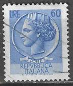 Italie 1955/1960 - Yvert 718 - Munt van Syracus (ST), Verzenden, Gestempeld
