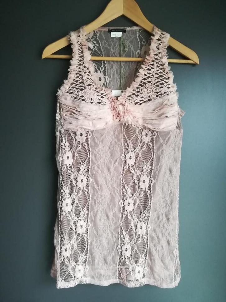 Elegante top van My Story Paris, Kleding | Dames, Topjes, Nieuw, Roze, Zonder mouw, Ophalen of Verzenden