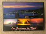 Postkaart Tenerife, Los Cristianos by night, Gelopen, Ophalen of Verzenden, Buiten Europa, 1980 tot heden