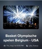 Ticket Olympische spelen  1/8  - Basket bal België USA, Tickets en Kaartjes, Eén persoon