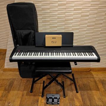 Korg B2 + Korg PU-2 + Gator GKB-88-SLIM + RTX 93 + RTX KBX, Enlèvement ou Envoi, Digital, Utilisé, Piano