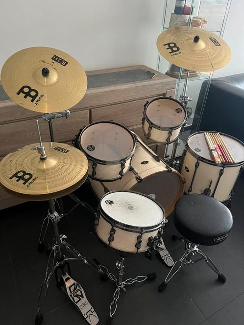 Tama Drumstel compleet – met Meinl HCS cymbalen & hardware, Muziek en Instrumenten, Drumstellen en Slagwerk, Ophalen