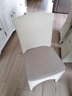 6 stoelen Vincent Sheppard, Huis en Inrichting, Stoelen, Vijf, Zes of meer stoelen, Riet of Rotan, Wit, Zo goed als nieuw