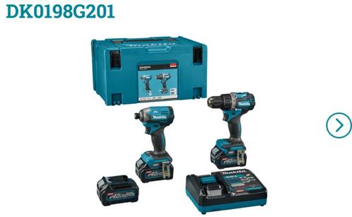 DF002G draadloze boormachine + TD003G slagschroevendraaier, Doe-het-zelf en Bouw, Gereedschap | Boormachines, Nieuw, Boor- en Schroefmachine
