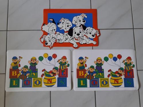 Diverse placemats Snoopy, Dalmatiërs en clowns, Huis en Inrichting, Keuken | Textiel, Gebruikt, Placemat, Overige kleuren, Ophalen of Verzenden
