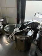 Potten en pannen, Huis en Inrichting, Ophalen, Gebruikt, Inox, Overige typen