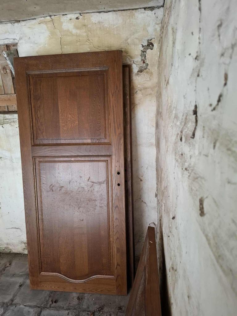 Portes solides, Bricolage & Construction, Fenêtres & Moustiquaires, Utilisé, Porte intérieure, 200 à 215 cm, 80 à 100 cm, Bois