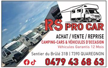 Achat tout type Camping-car - Mobilhome - camper RS PRO CAR 