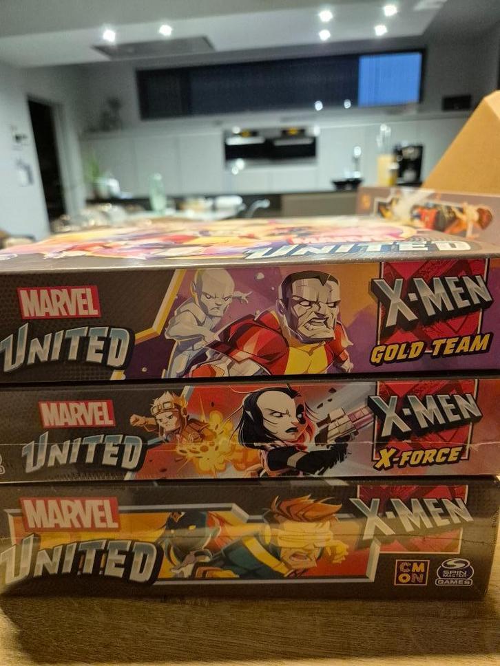 Marvel United X-Men Pakket, Hobby en Vrije tijd, Gezelschapsspellen | Bordspellen, Nieuw, Een of twee spelers, Drie of vier spelers