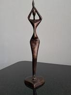 Vintage bronzen beeld danseres van Bodrul Khalique, Antiek en Kunst, Ophalen of Verzenden