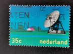 Nederland 1973 - ruimtevaart - telecommunicatieschotel, Ophalen of Verzenden, Na 1940, Gestempeld