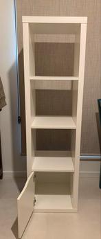 Witte ikea kallax kast met deurtje onderin., Ophalen, Minder dan 50 cm, 100 tot 150 cm, 25 tot 50 cm