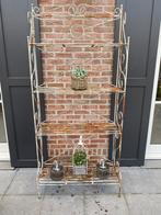 Ijzeren tuinrek, Ophalen, Gebruikt