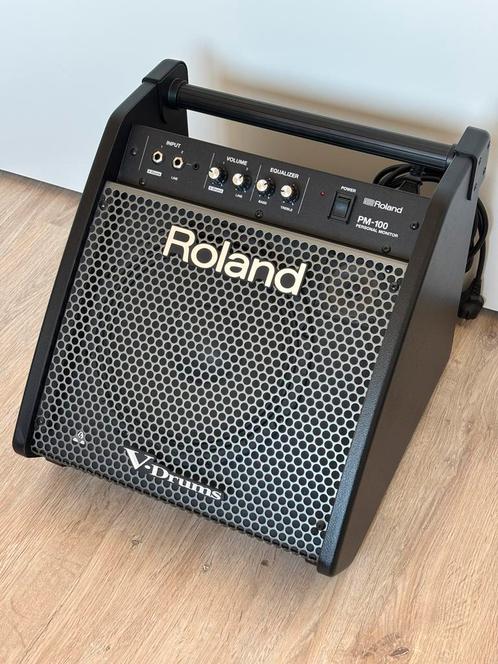 Roland PM100 Versterker - Als Nieuw, Muziek en Instrumenten, Instrumenten | Onderdelen, Zo goed als nieuw, Drums of Percussie