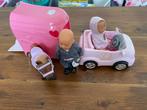 My mini babyborn jeep met trailer en 2 popjes en paard, Kinderen en Baby's, Ophalen of Verzenden, Zo goed als nieuw