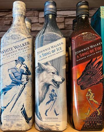 Johnnie Walker Game of Thrones White Walker, Ice en Fire beschikbaar voor biedingen