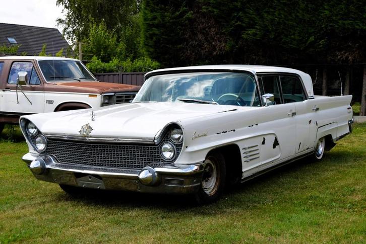 Lincoln Continental 7.0L V8 430CID, Auto's, Lincoln, Particulier, Continental, Benzine, Berline, 4 deurs, Automaat, Wit, Zwart