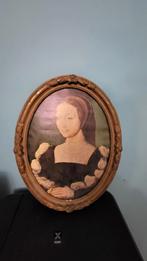 Cadre ancien avec impression, Enlèvement