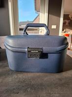 Beautycase Royal Traveller, Handtassen en Accessoires, Beautycases, Blauw, Ophalen of Verzenden, Zo goed als nieuw, Met slot