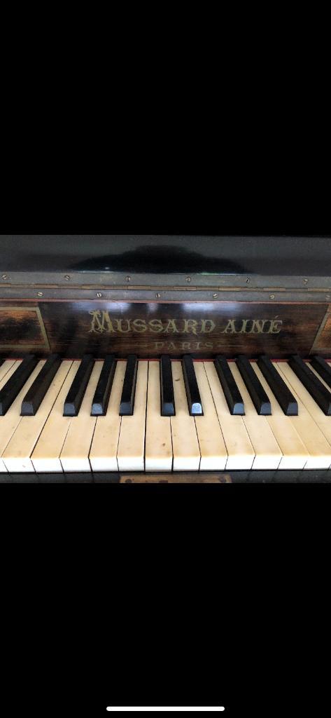 PIANO "Mussard Ainé" RARE, Musique & Instruments, Pianos, Utilisé, Piano, Noir, Enlèvement