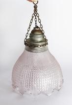 antieke kristallen hanglamp -, Ophalen of Verzenden