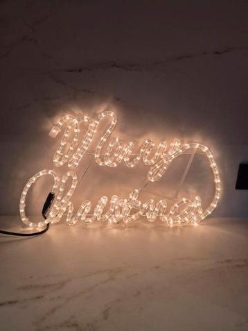 Kerstverlichting ' Merry Christmas' beschikbaar voor biedingen
