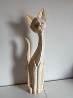 Houten kat 70cm hoog, Antiek en Kunst, Ophalen of Verzenden