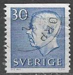 Zweden 1961/1968 - Yvert 464 - Koning Gustaaf VI (ST), Timbres & Monnaies, Timbres | Europe | Scandinavie, Suède, Affranchi, Envoi