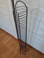 Support CD métal propre longueur 1.12 mt couleur noire, Huis en Inrichting, Woonaccessoires | Cd- en Dvd-rekken, Ophalen, Zo goed als nieuw