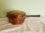 antieke koperen bedwarmer rond 1800, Ophalen