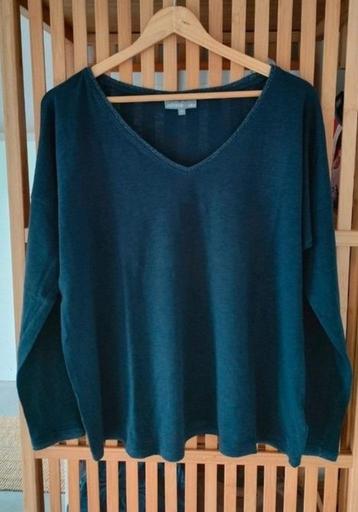 Losse t-shirt met lange mouwen. Large. JBC. Glitterboordje. beschikbaar voor biedingen