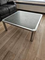 Prachtige design salontafel met karaktervolle natuursteen., Huis en Inrichting, Ophalen, Zo goed als nieuw