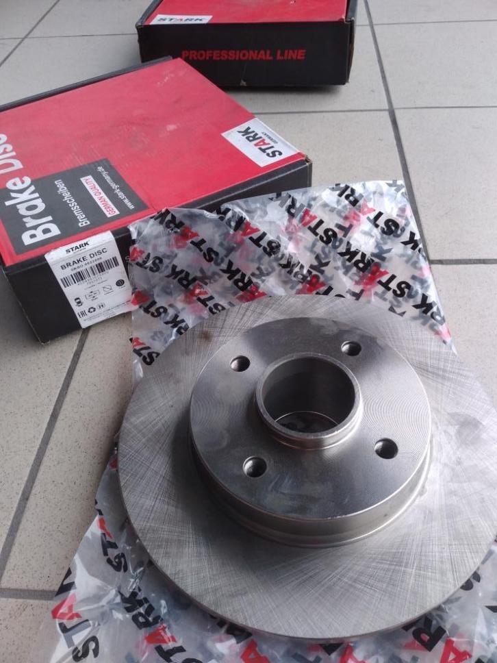 2 achterremschijven PEUGEOT 308 (ook voor CITROEN), Auto-onderdelen, Remmen en Aandrijving, Peugeot, Nieuw, Ophalen of Verzenden