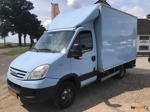 Iveco Daily 50C15 3.0 Hpi Euro 4 Koffer Bakwagen Laadklep Li, Autos, Camionnettes & Utilitaires, Entreprise, ABS, Porte coulissante