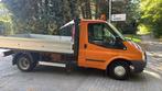 FORD TRANSIT OPEN LAADBAK MET KRAAN, Auto's, Euro 5, Achterwielaandrijving, Bedrijf, Grijs