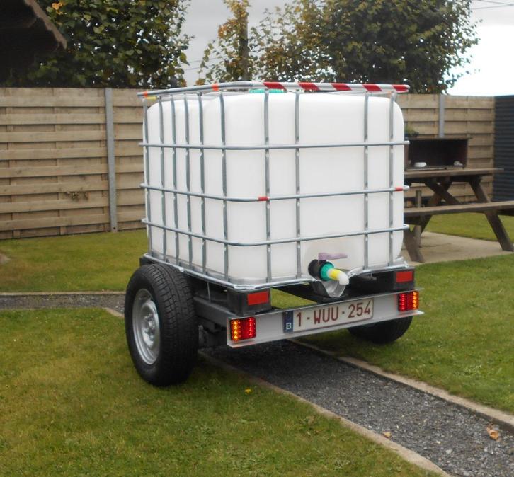 Aanhangwagen watertrailer (ibc regenton), Dieren en Toebehoren, Stalling en Weidegang, Weidegang