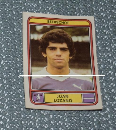 Panini Football 79 / Beerschot / Juan Lozano, Verzamelen, Sportartikelen en Voetbal, Zo goed als nieuw, Poster, Plaatje of Sticker